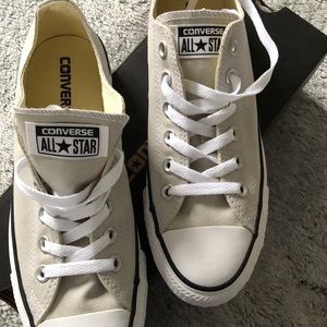 Brand New Beige Converse